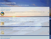 Tablet Screenshot of focoambiental.net